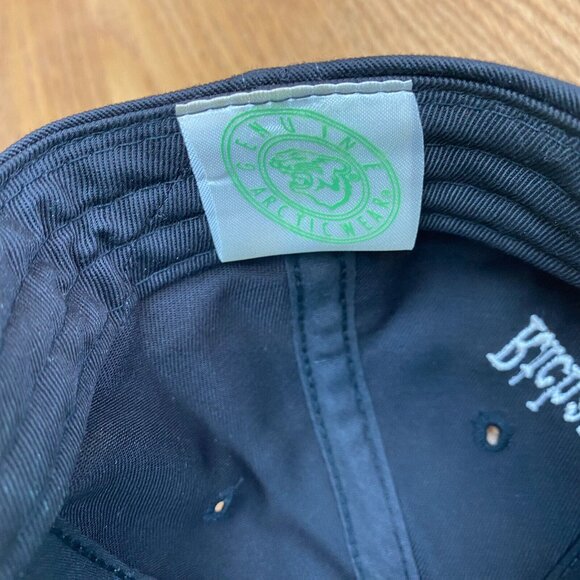 Arctic Cat Hat Cap Snapback Embroidered Logo Green Black - Picture 8 of 8